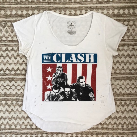 Free People Tops - The Clash band tee from Free People